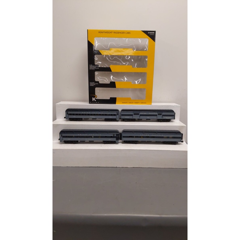 K-Line K4890A O UP The Challenger 15 Heavyweight Passenger Cars (Set of 4) EX/Box