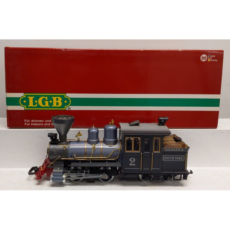 LGB 21252 G Denver, South Park & Pacific Forney Steam Locomotive #2 w/Sound EX/Box