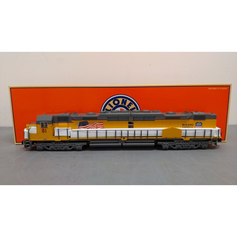 Lionel 2233190 O BTO Union Pacific Flag Legacy DD35 Diesel Locomotive #81 EX/Box
