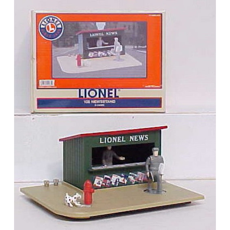 Lionel 6-14085 O Gauge Animated Newsstand NIB