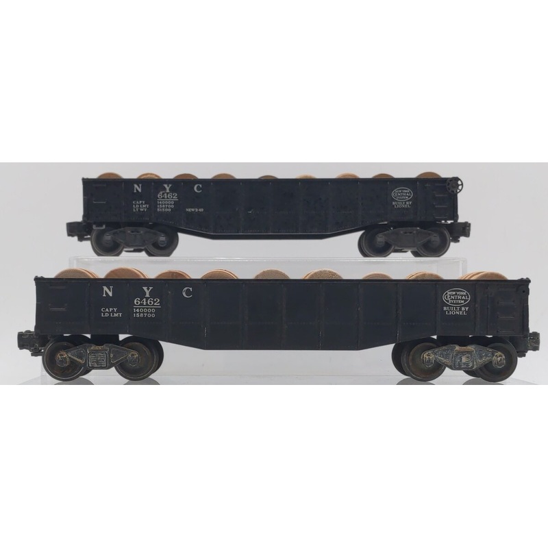 Lionel Assorted Vintage O Gauge Gondola Cars -6462 [2] VG