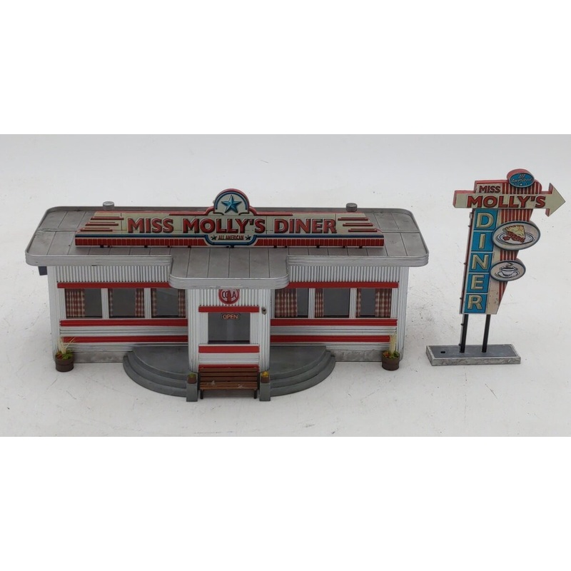 Woodland Scenics BR5870 O Built-N-Ready Miss Molly’s Diner-Assembled EX