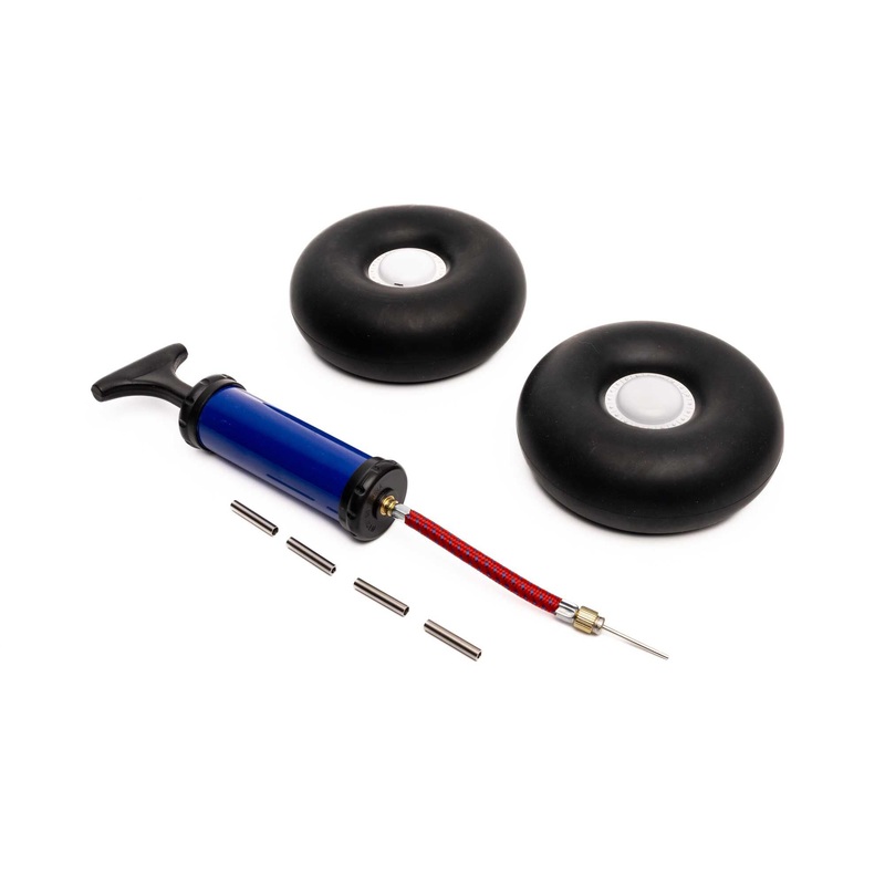 E-flite EFL-1350 Inflatable Bead-Lock Rubber Tire Set