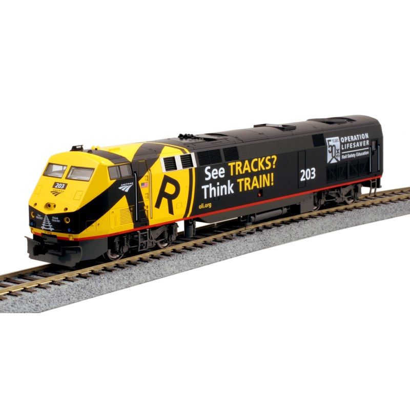 Kato 37-6119-LS HO Amtrak GE P42 Genesis Diesel Locomotive w/Sound #203