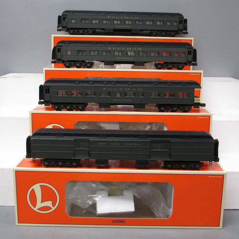 Lionel 6-19060 O Gauge New York Central Pullman Heavyweight Cars (Set of 4) NIB