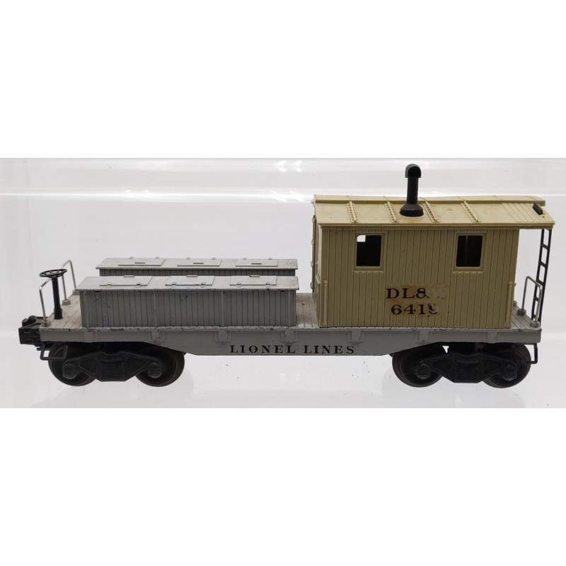 Lionel 6419 Vintage O DL&W Gray Work Caboose -Custom EX