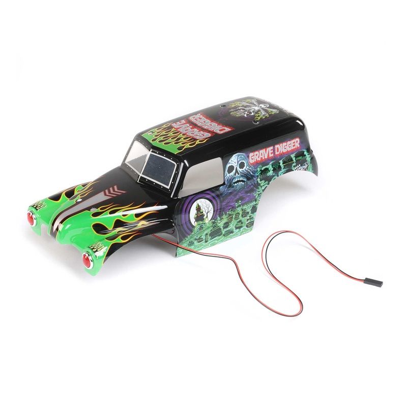 Losi LOS210044 Mini LMT Grave Digger Painted Body Set