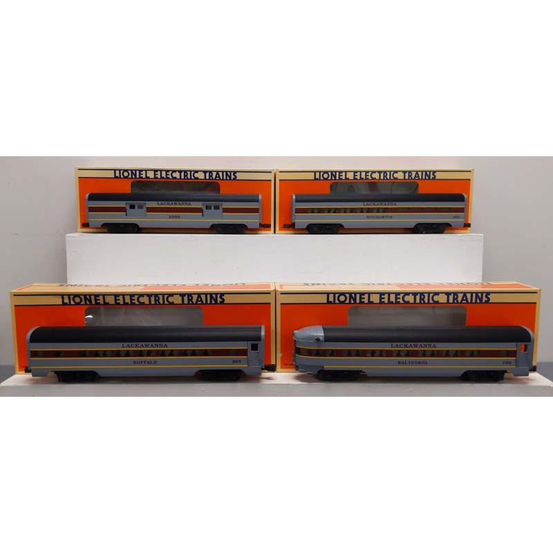 Lionel 6-19130 O Lackawanna 4-Car Passenger Set LN/Box