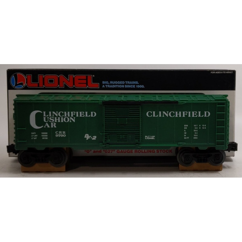 Lionel 6-19243 O Gauge Clinchfield Boxcar #9790 LN/Box