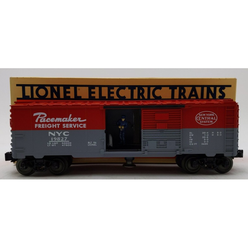 Lionel 6-19827 O Gauge New York Central Operating Box Car LN/Box