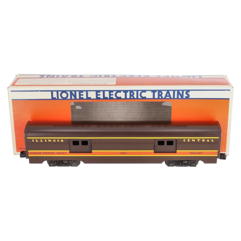Lionel 6-7220 O Gauge Illinois Central Baggage Car NIB