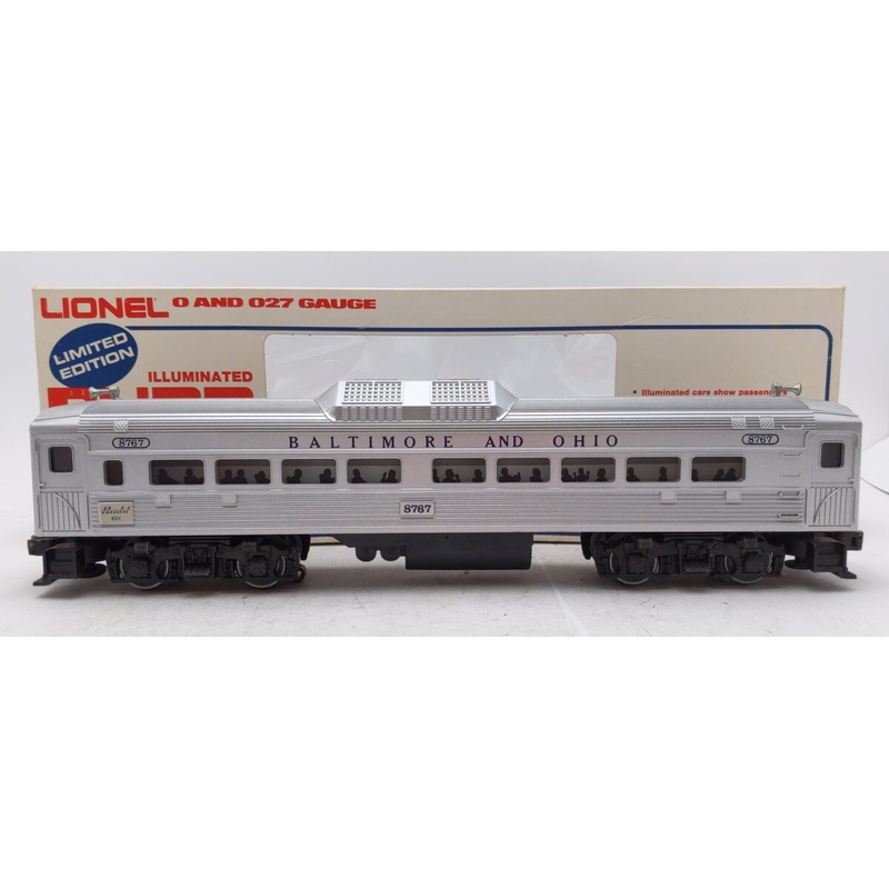 Lionel 6-8767 O Gauge Baltimore & Ohio RDC-1 Budd Commuter Passenger Car #8767 LN/Box