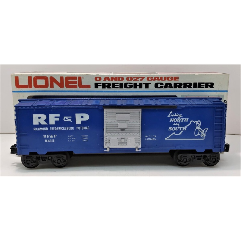 Lionel 6-9412 O Gauge Richmond, Fredericksburg, & Potomac Boxcar LN/Box