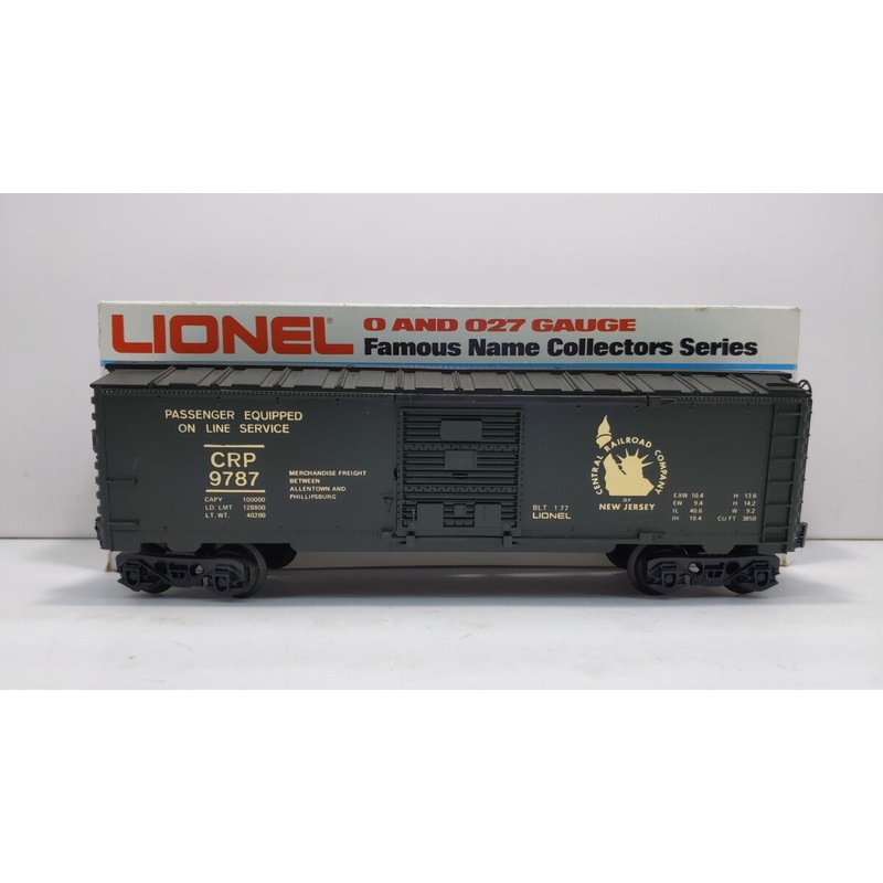 Lionel 6-9787 O Gauge Central of New Jersey Box Car LN/Box