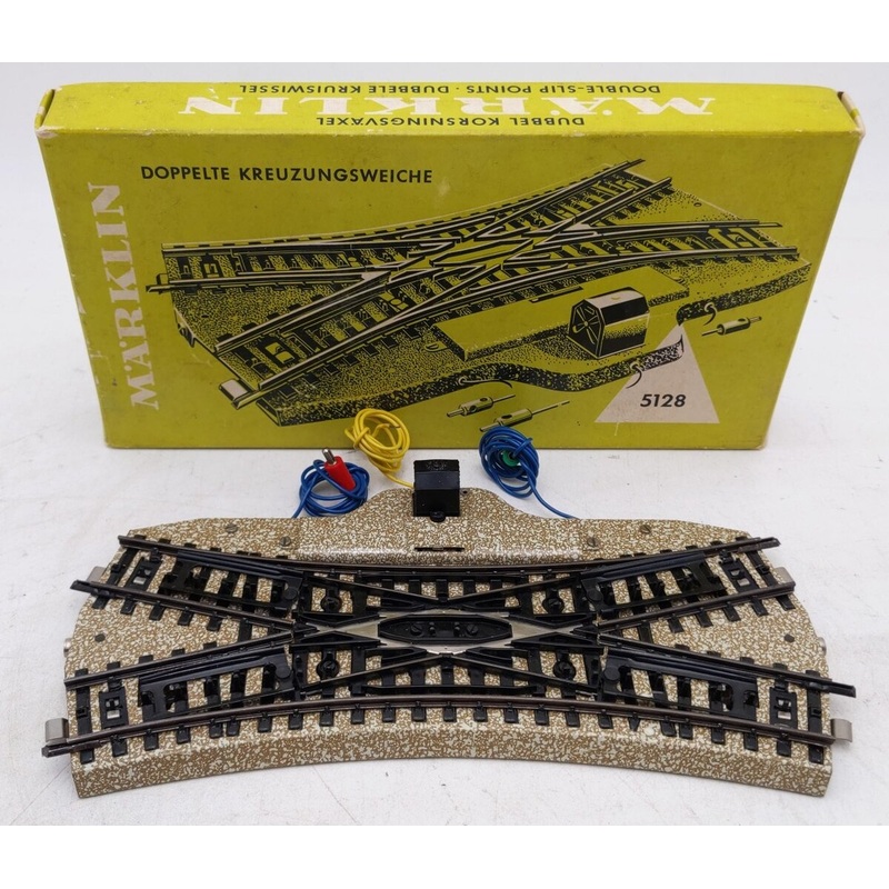 Marklin 5128 HO Scale Double Slip Switch EX/Box