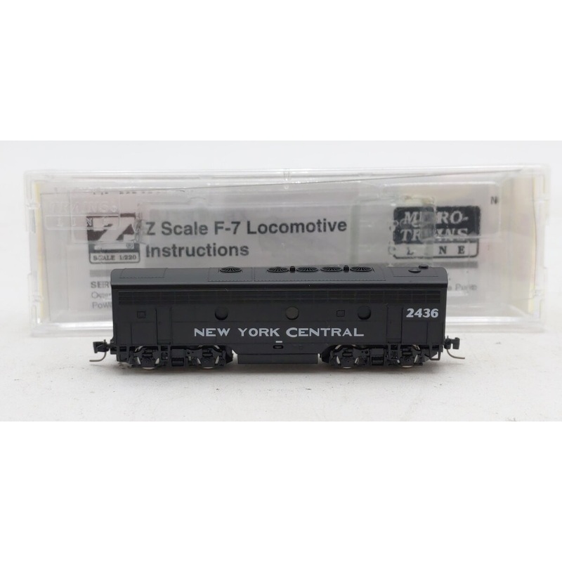 Micro-Trains 98002431 Z NYC F7 B Unit Powered Diesel Locomotive #2436 LN/Box