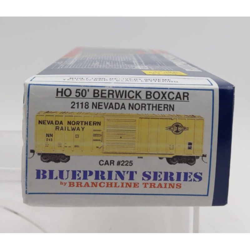 Branchline Trains 2118 HO Scale Nevada Northern 50′ Berwick Boxcar # 225 Kit