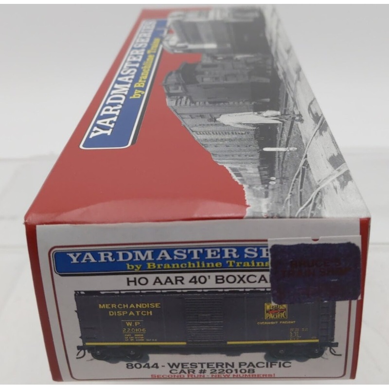 Branchline Trains 8044 HO Western Pacific 40′ AAR 40′ Boxcar # 220108 Kit