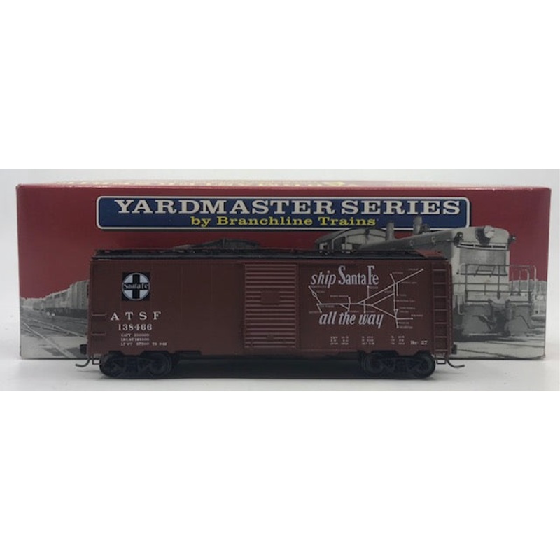 Branchline Trains 8045 HO Yardmaster Series Santa Fe AAR 40′ Boxcar # 137162 Kit