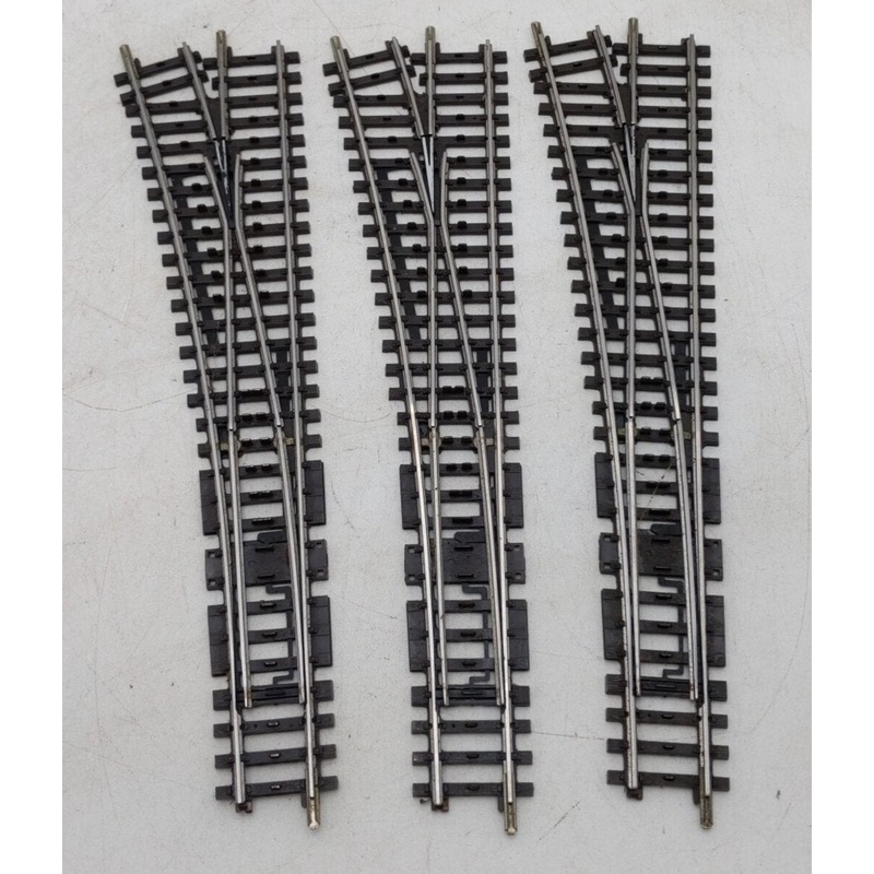 Marklin 2271L HO 14 K Track Left Hand Switch Turnouts (3) VG