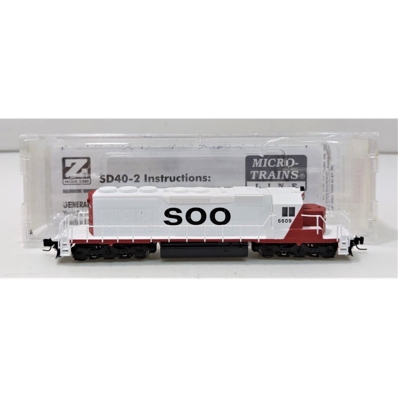 Micro-Trains 97001160 Z SOO Line SD40-2 Powered Diesel Locomotive #6609 LN/Box