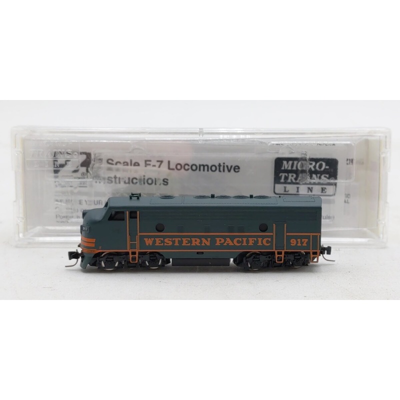 Micro-Trains 98001291 Z Western Pacific EMD F7A Diesel Locomotive #917 EX/Box