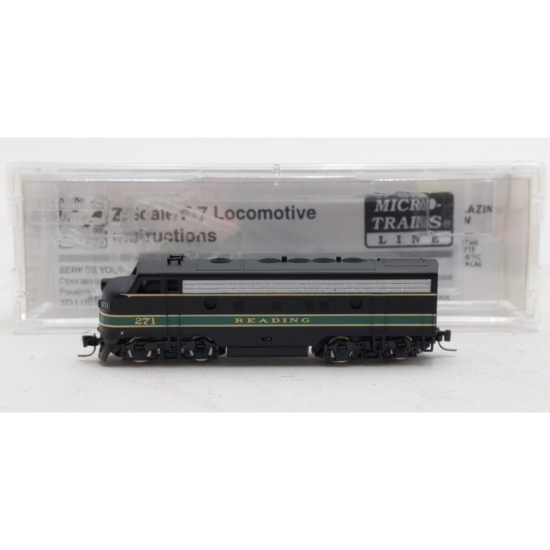 Micro-Trains 98001412 Z Reading F7 Powered A-Unit Diesel Locomotive #271 LN/Box
