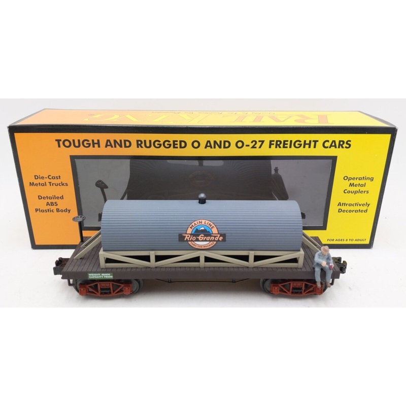 MTH 30-7320 O Gauge Rio Grande Main Line Tank Car (Custom) EX/Box