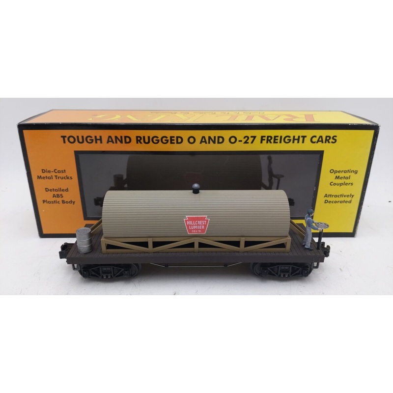 MTH 30-73316 O Gauge Hillcrest Lumber Co. 19th Century Wooden Tank Car (Custom) EX/Box