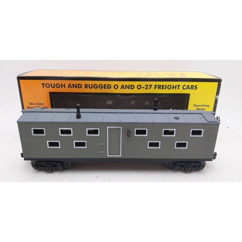 MTH 30-79161 O Gauge Custom Painted Gray Bunk Car EX/Box