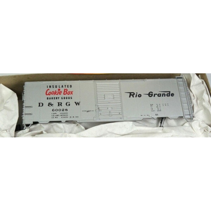 Accurail 1525 HO Denver & Rio Grande Western Cookie Box Boxcar Kit