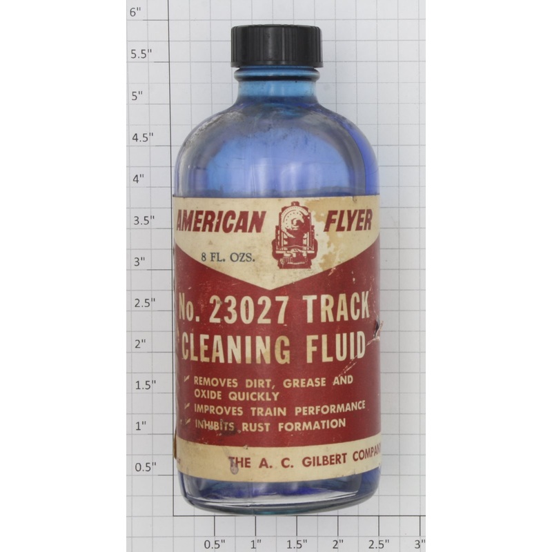 American Flyer 23027 8oz. Glass Bottle Track Cleaner
