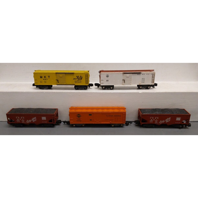 American Flyer Vintage S Gauge Freight Cars: 623, 921, 921, 633, 937 [5] VG