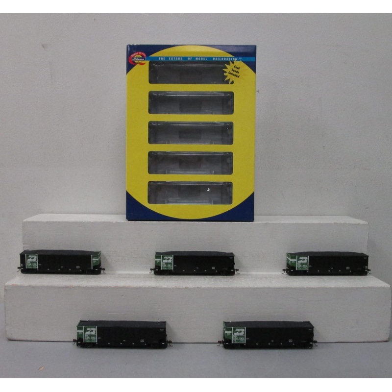 Athearn 93027 HO Scale Burlington Northern #3 BethGon Coalporter 5-Pack LN/Box