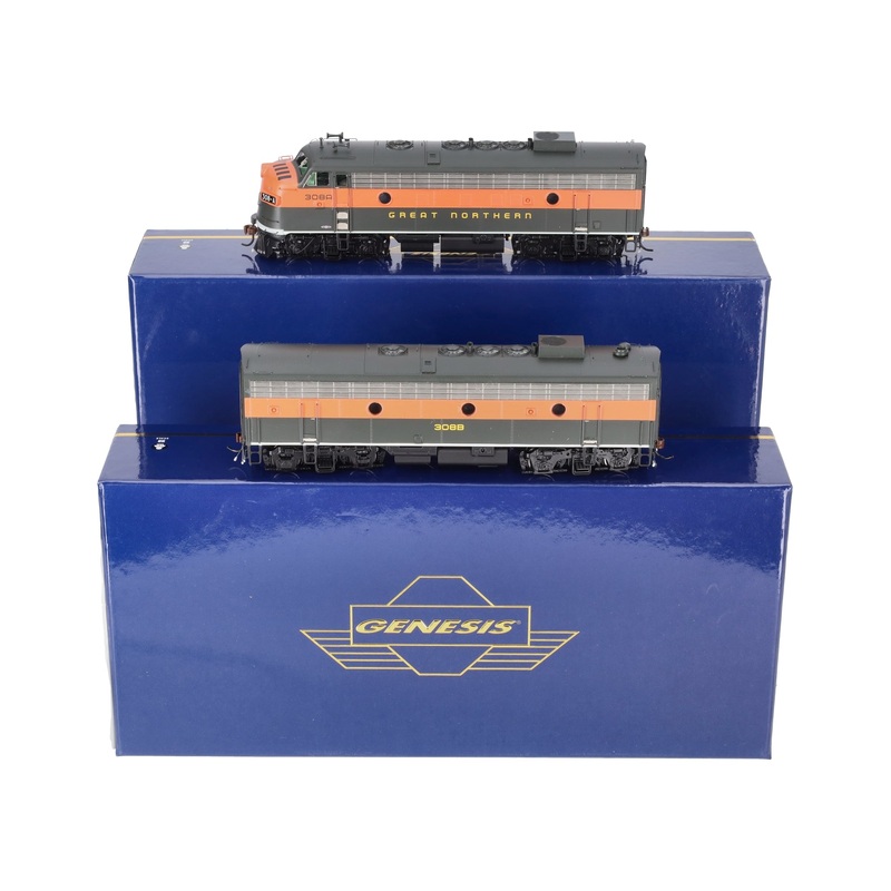Athearn G22673 HO Great Northern EMD F7A/F7B Diesel w/DCC & Sound #308A/#308B NIB