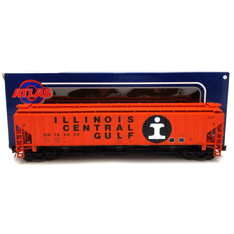 Atlas 2001604-6 O Gauge ICG PS4750 3-Bay Covered Hopper #766402 (3-Rail) NIB