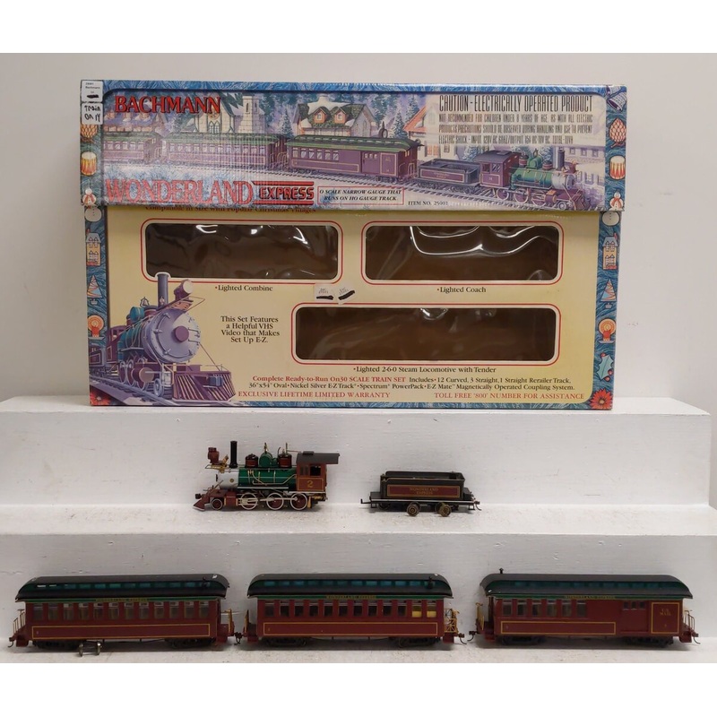 Bachmann 25001 On30 Scale Wonderland Express Train Set VG/Box