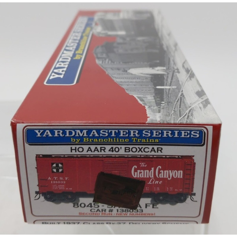 Branchline Trains 8045 HO Yardmaster Series Santa Fe AAR 40′ Boxcar # 138033 Kit