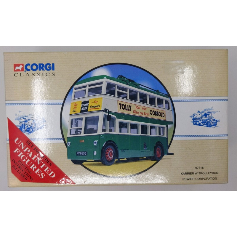 Corgi 1:50 Classics Karrier Trolley 97316 Bus Tolly Cobbold Ipswich