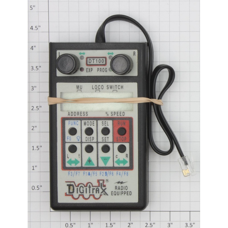 Digitrax DT100X Loconet Throttle Control with Short Cable