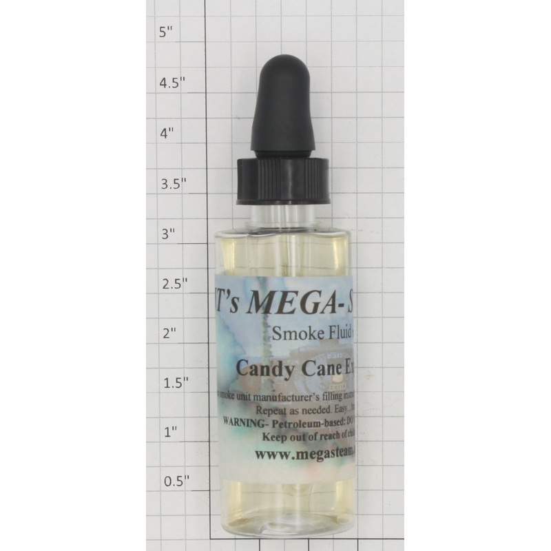 JT’s Mega Steam 108 2oz. Candy Cane Express Smoke Fluid Bottle