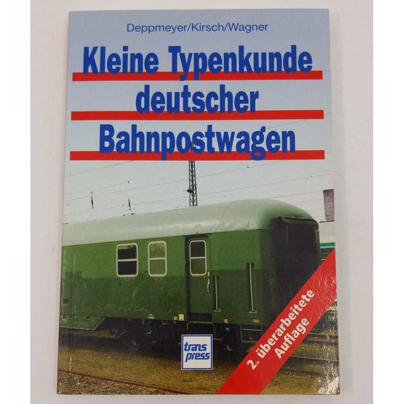 Kleine Typenkunde deutscher Bahnpostwagen Paperback Book Klaus Deppmeyer EX