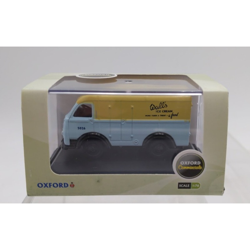 Oxford Diecast 76AK003 1:76 Scale Walls Ice Cream Austin K8 Threeway Van Diecast