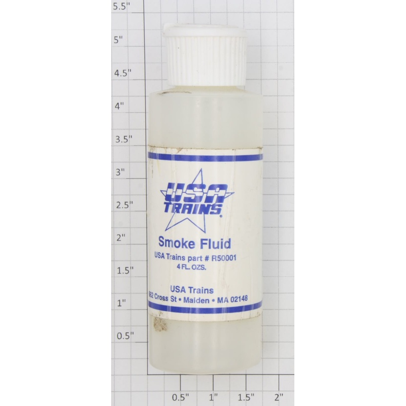 USA Trains R50001 4oz. Plastic Squeeze Bottle Unscented Smoke Fluid