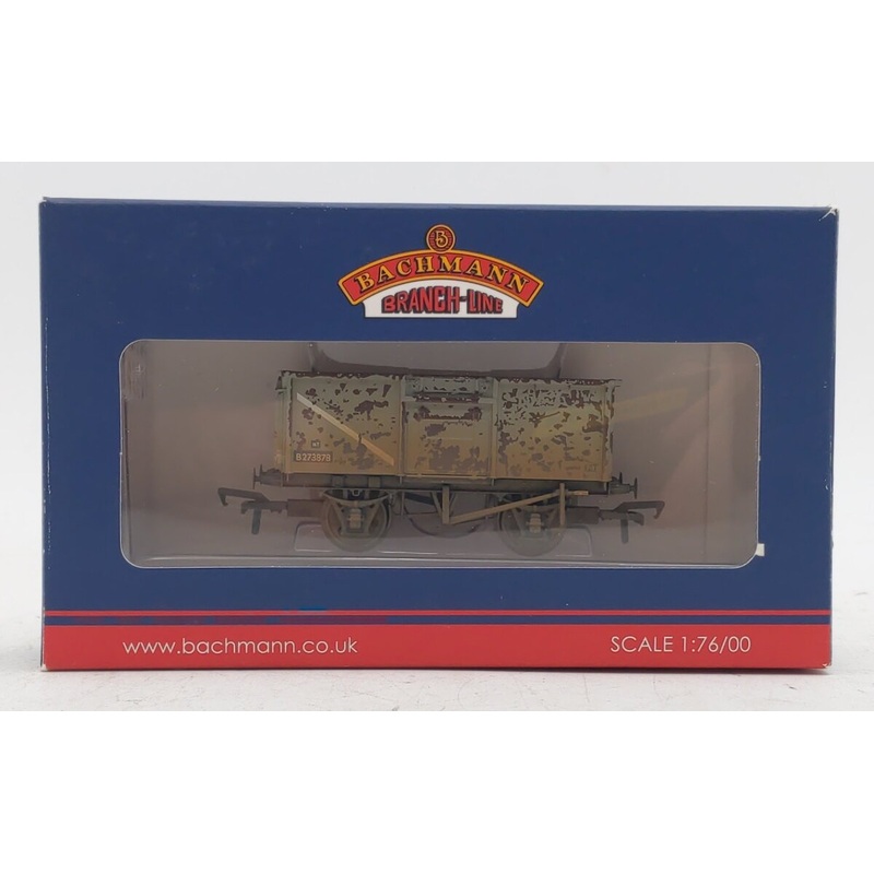 Bachmann 37-225H OO Weathered BR Grey 16T Steel Mineral Wagon #B273878 LN/Box