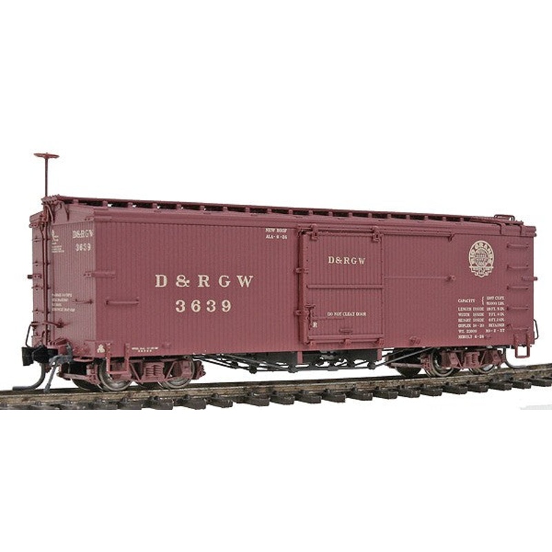 Blackstone Models 340116 HOn3 DRGW 3000 Series 30′ Boxcar #3639 LN/Box
