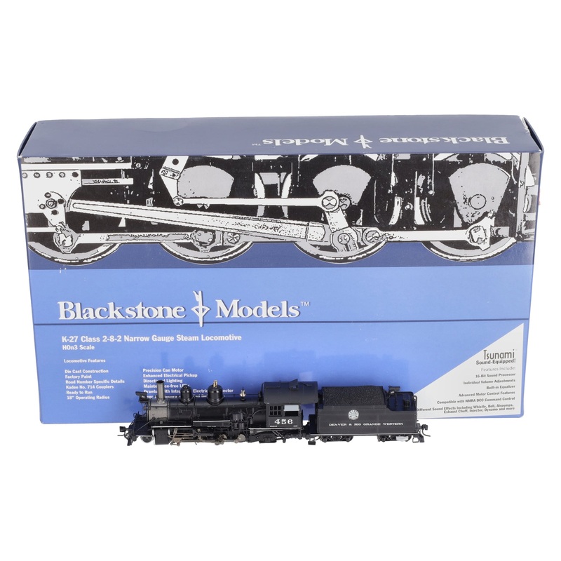 Blackstone Models B310122 HOn3 D&RGW Moffat Tunnel Herald Steam Engine w/DCC LN/Box