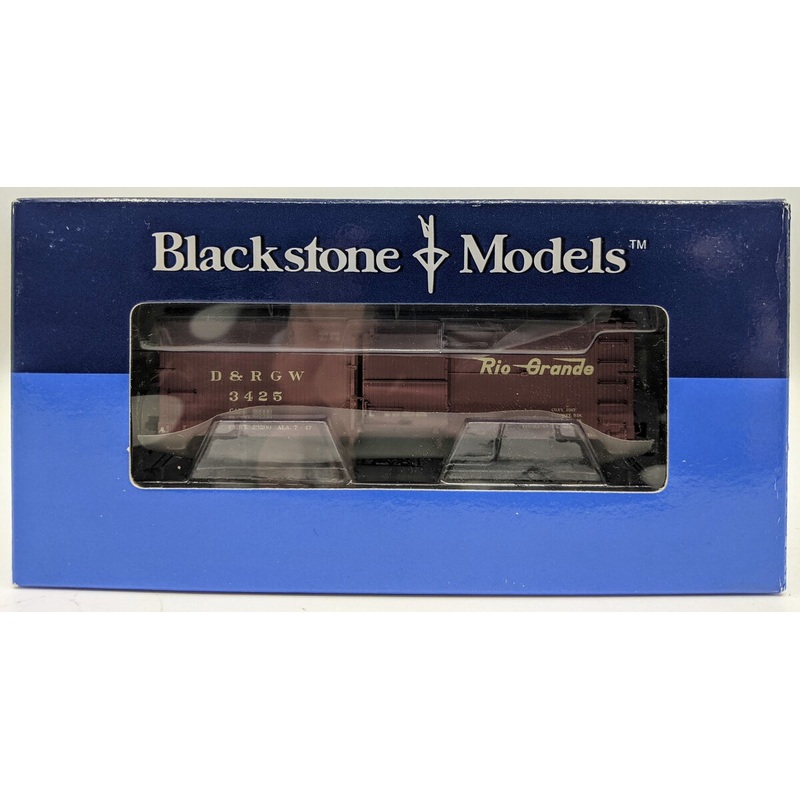 Blackstone Models B340108 HOn3 Scale D&RGW 30 Ft. Boxcar #3425 LN/Box