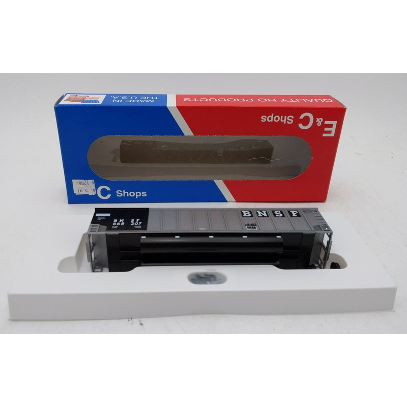 E&C Shops HO 0437-27 BNSF Johnstown Coal Porter 668207 NIB