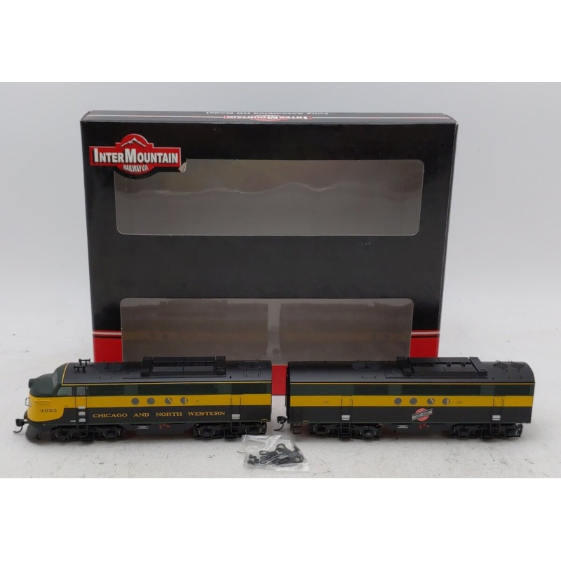 InterMountain 49209s-03 HO Chicago North Western FTA Locomotive w/sound #4053A/B LN/Box